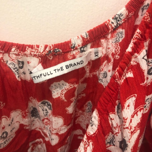 Adorable Red Faithfull The Brand Romper! - Picture 5 of 5